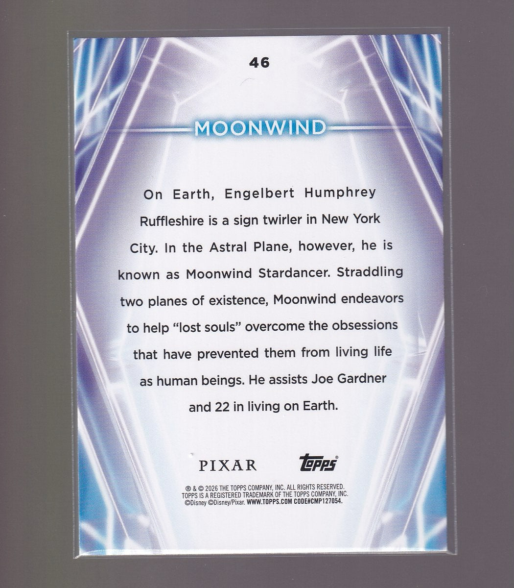2026 Topps Disney Neon #46 Moonwind 6/25 Diamante