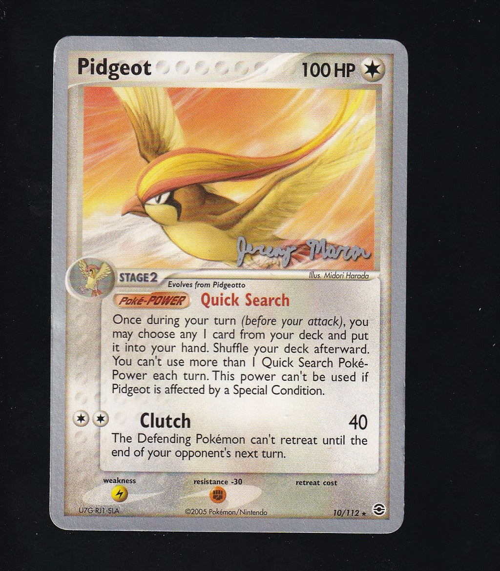 World Championship Decks-Jeremy Moran #10/112 Pidgeot
