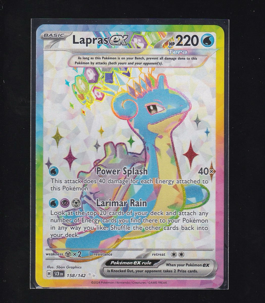 SV07: Stellar Crown #158/142 Lapras ex
