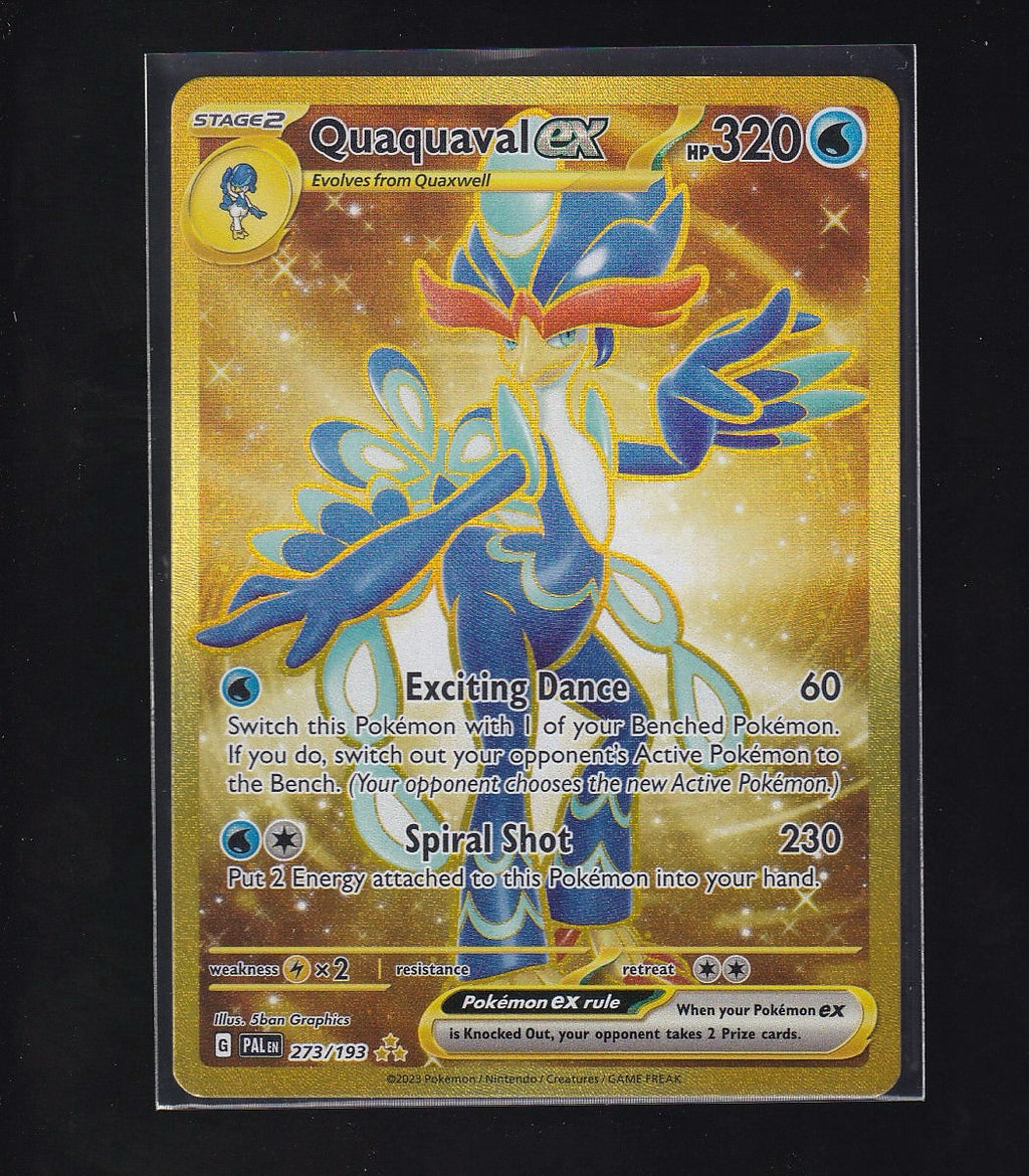 SV02: Paldea Evolved #273/193 Quaquaval ex Gold