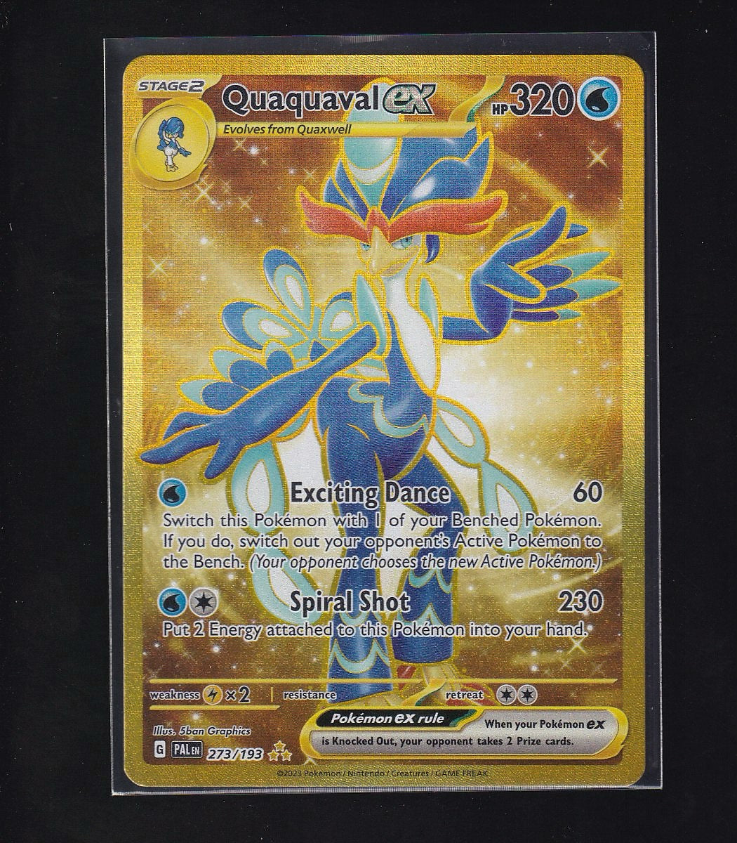SV02: Paldea Evolved #273/193 Quaquaval ex Gold