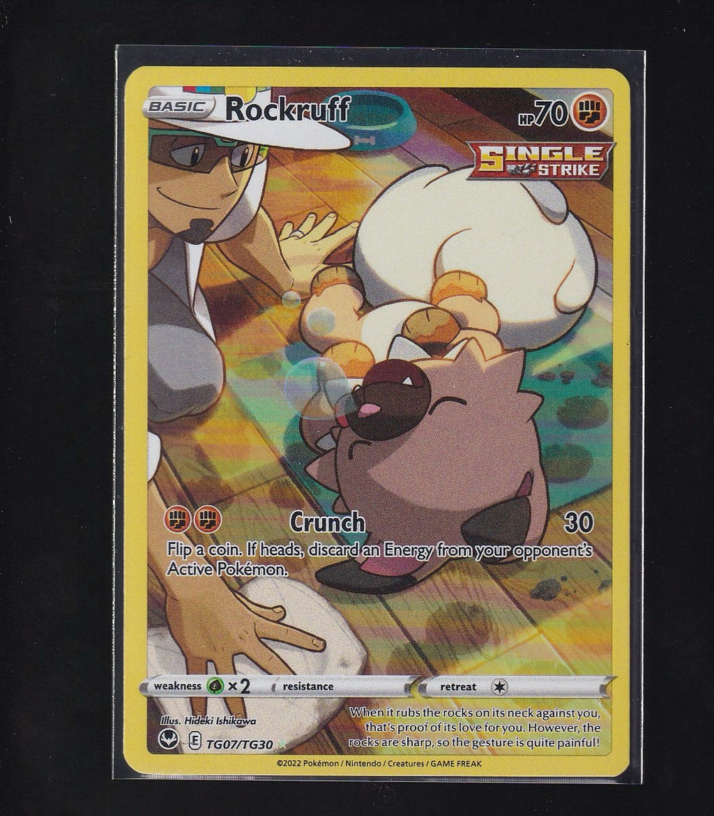 SWSH12: Silver Tempest Trainer Gallery #TG07/TG30 Rockruff