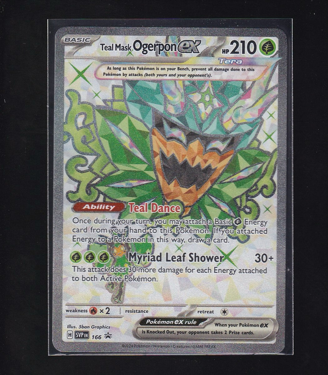 SV: Scarlet & Violet Promo Cards #166 Teal Mask Ogerpon ex