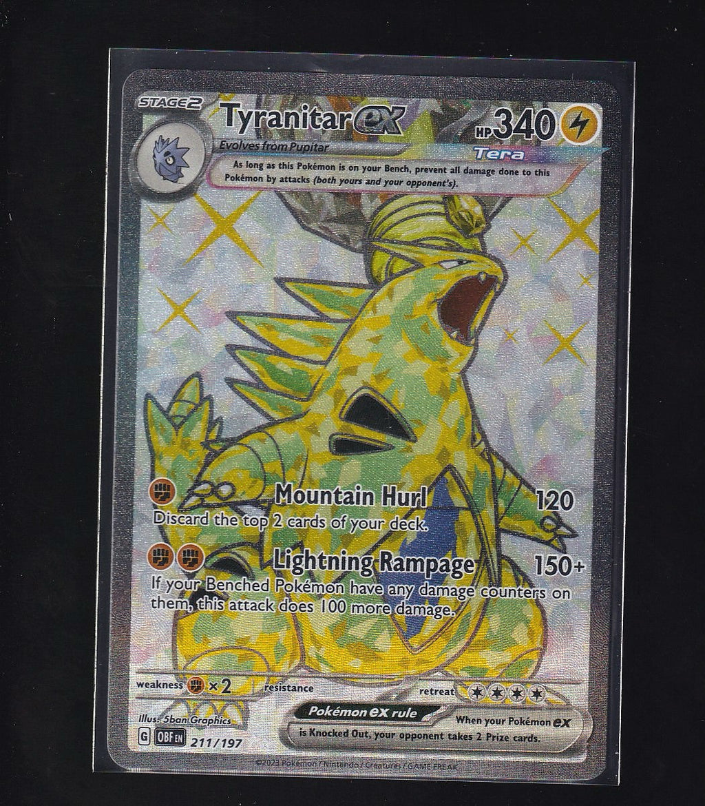 SV03: Obsidian Flames #211/197 Tyranitar ex