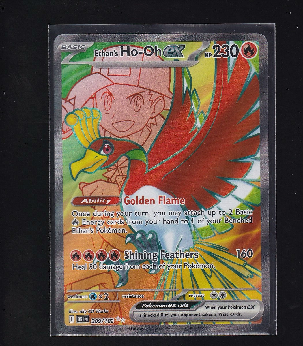 SV10: Destined Rivals #209/182 Ethan's Ho-Oh ex
