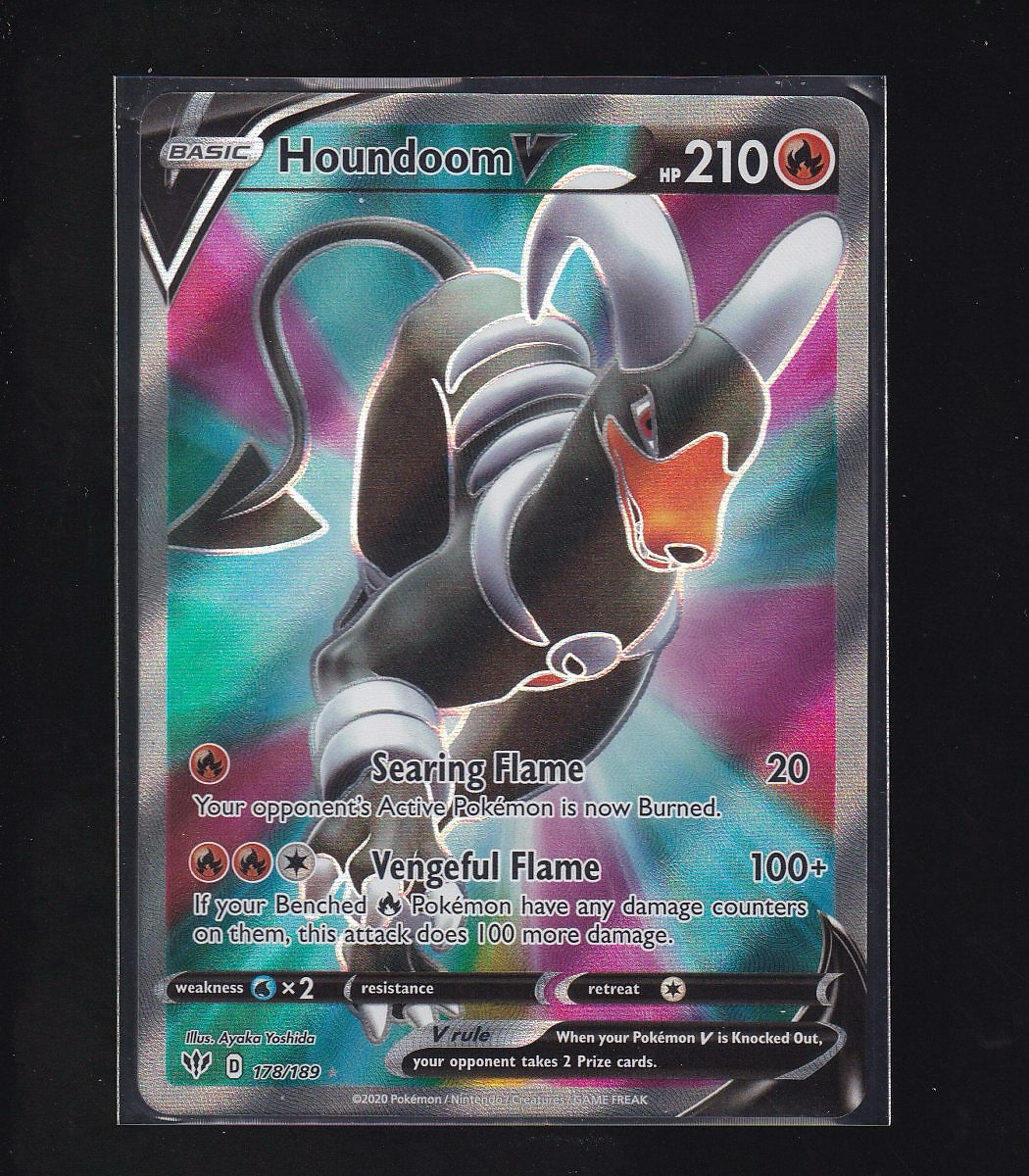 SWSH03: Darkness Ablaze #178/189 Houndoom V (Full Art)