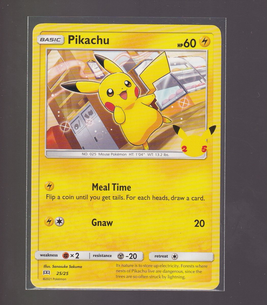 McDonald's 25th Anniversary Promos #025/025 Pikachu