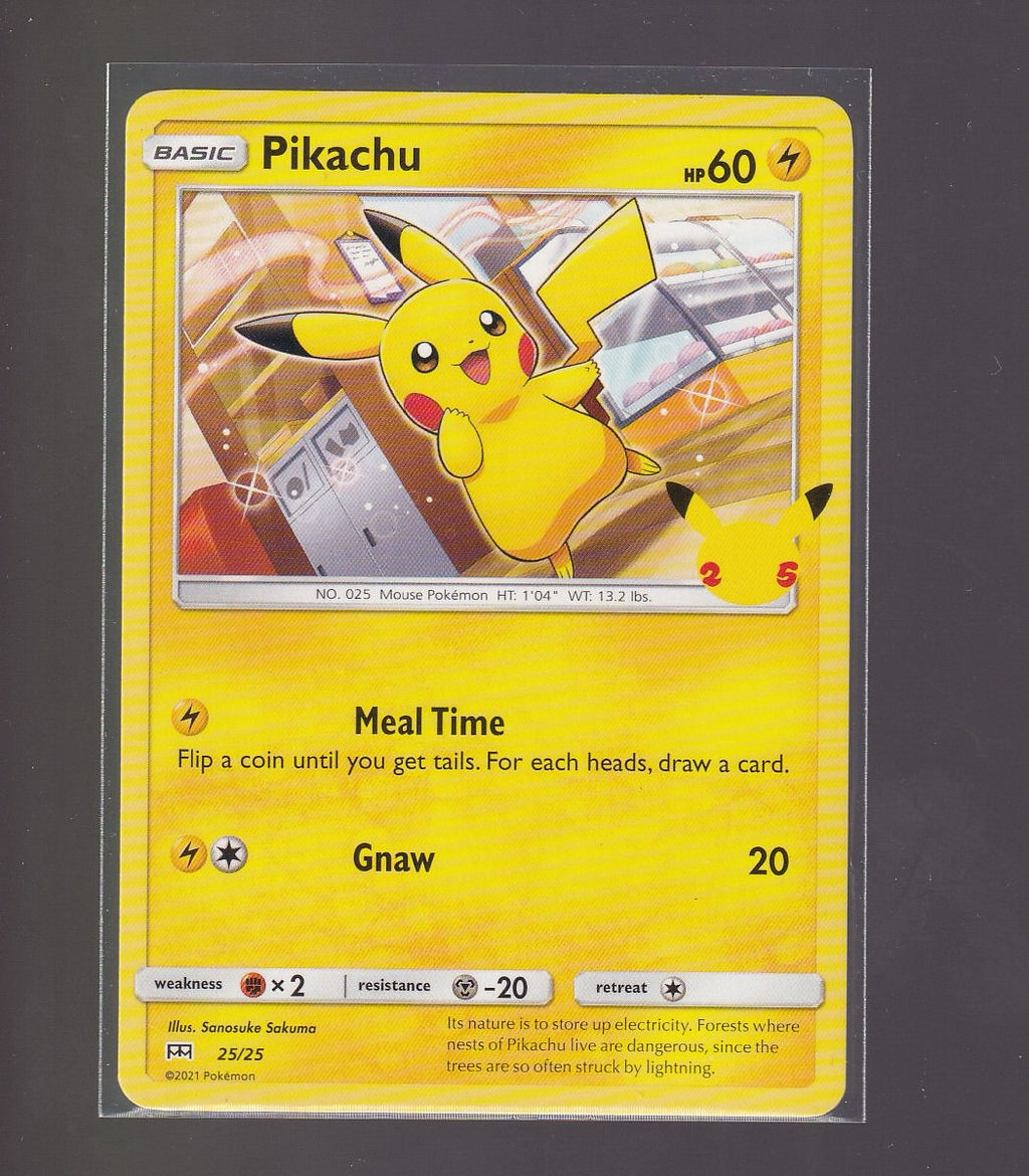 McDonald's 25th Anniversary Promos #025/025 Pikachu