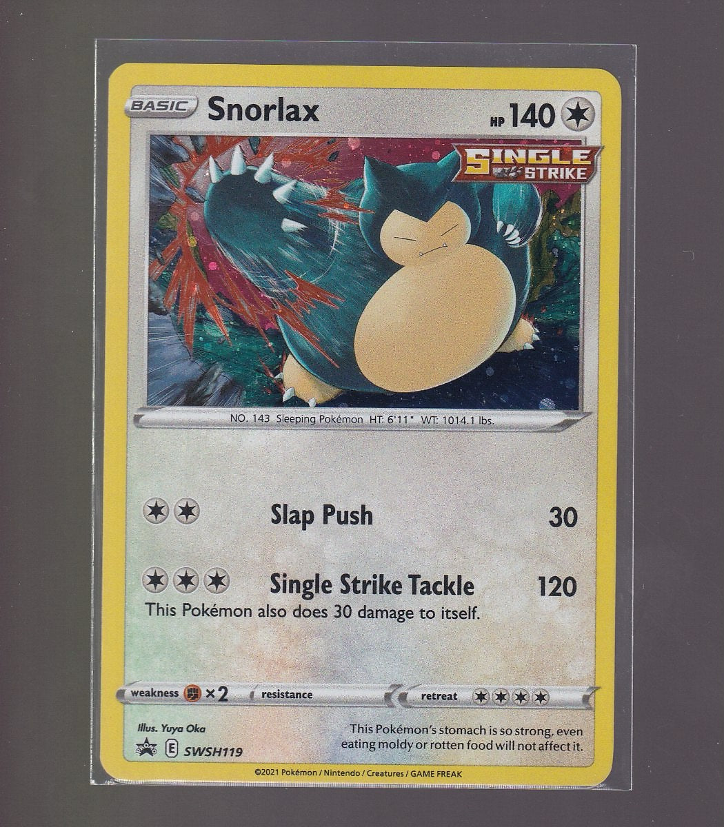 SWSH: Sword & Shield Promo Cards #SWSH119 Snorlax