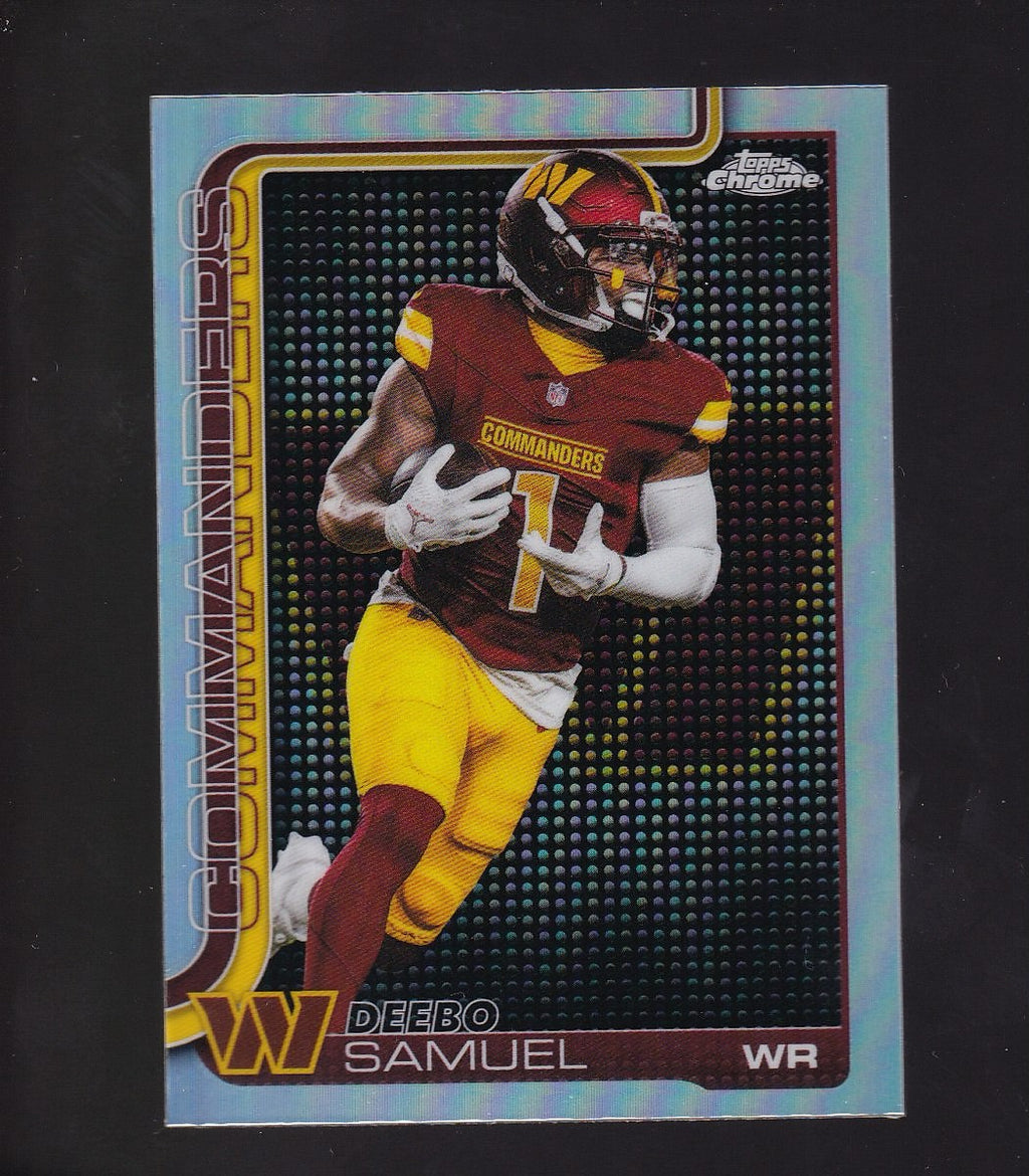 2025 Topps Chrome #294 Deebo Samuel Lightboard Logo