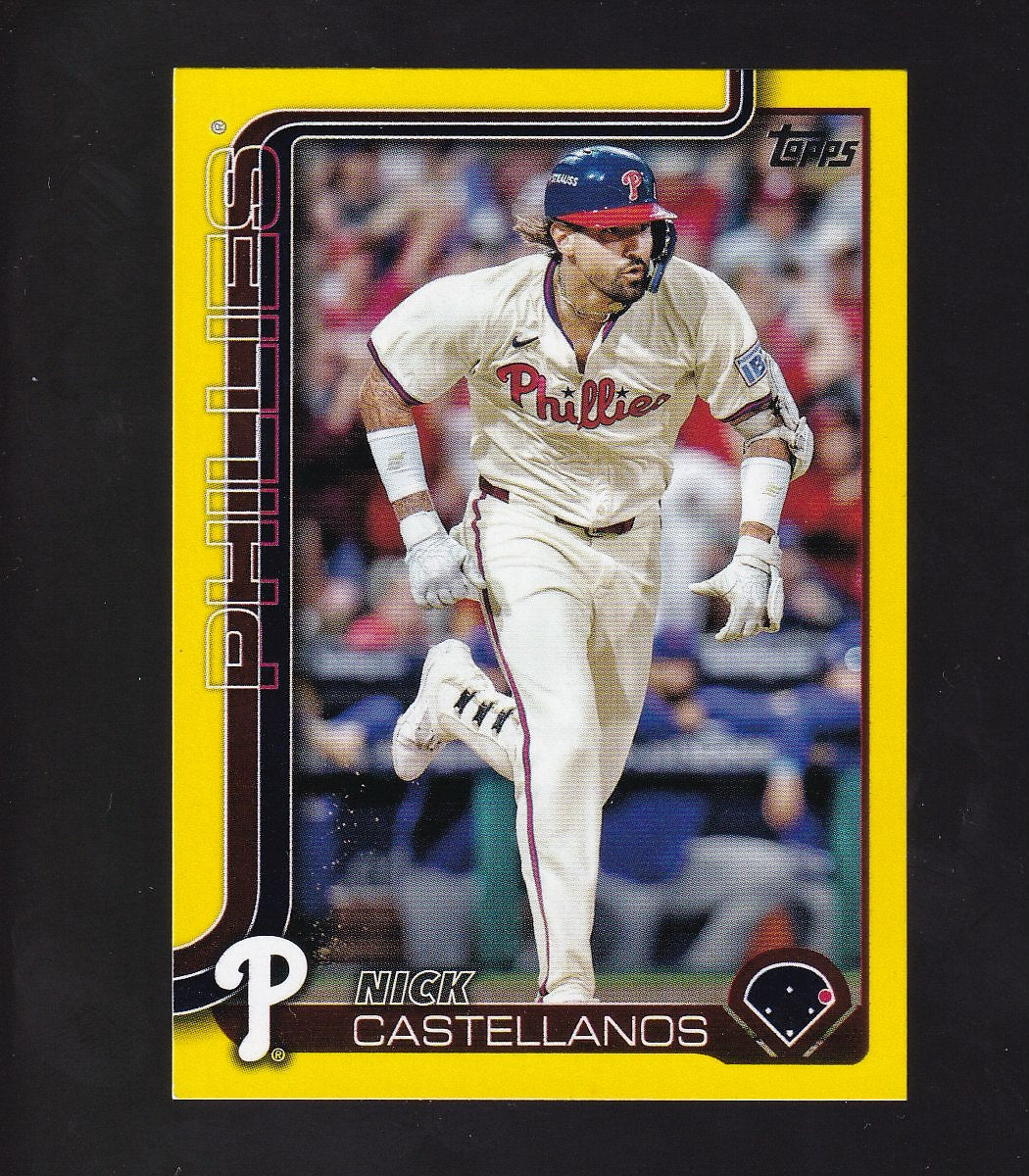 2025 Topps #427 Nick Castellanos Yellow