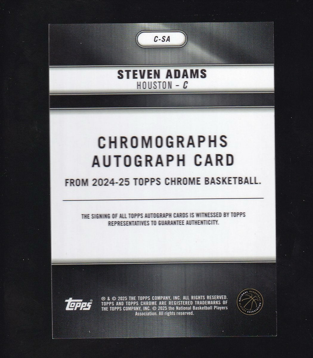 2024-25 Topps Chrome #C-SA Steven Adams Chromographs