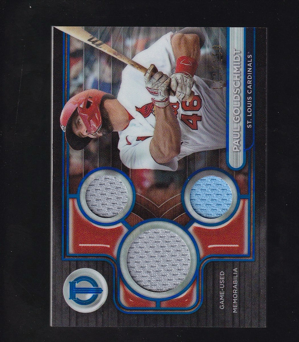 2019 Topps Tribute #TTR-PG Paul Goldschmidt Triple Relics /150