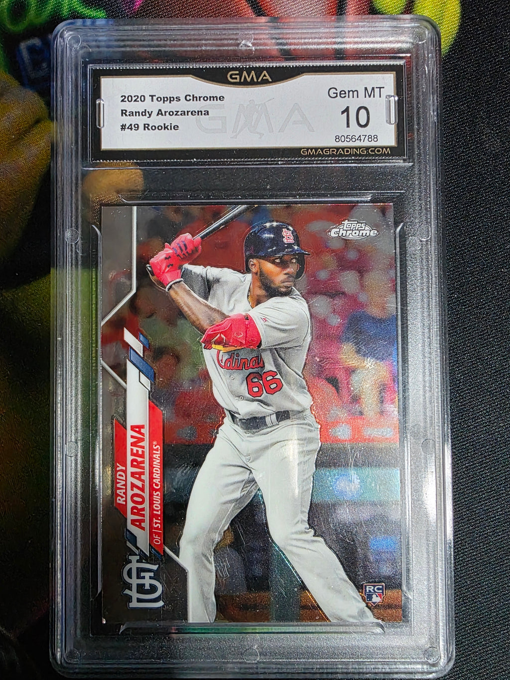 2020 Topps Chrome #49 Randy Arozarena GMA 10
