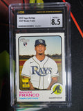 2022 Topps Heritage #347b Wander Franco CSG 8.5