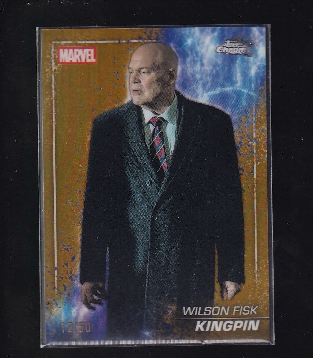 2025 Topps Chrome Marvel #178 Kingpin Gold Refractor /50