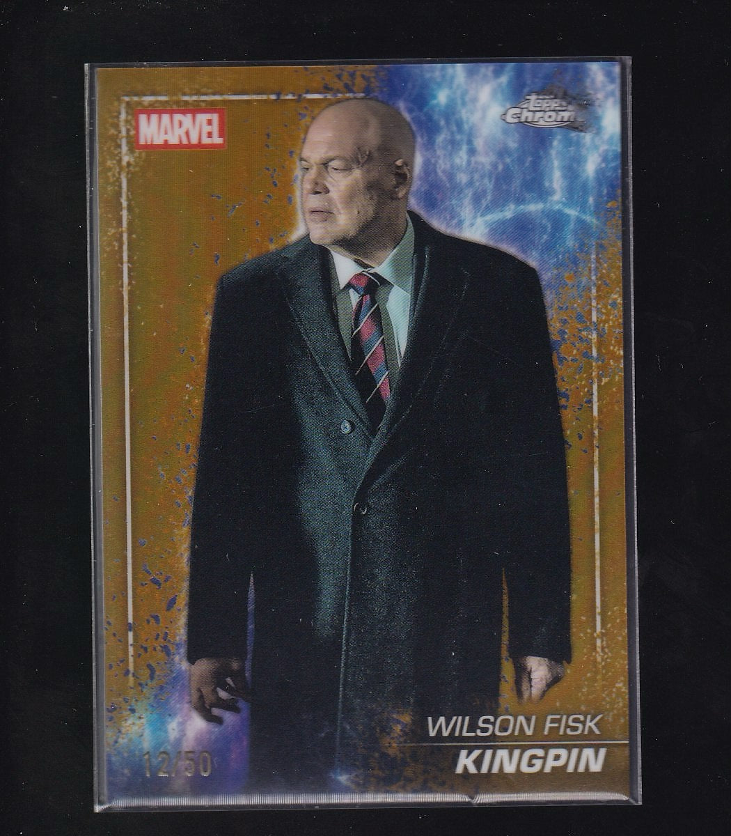 2025 Topps Chrome Marvel #178 Kingpin Gold Refractor /50