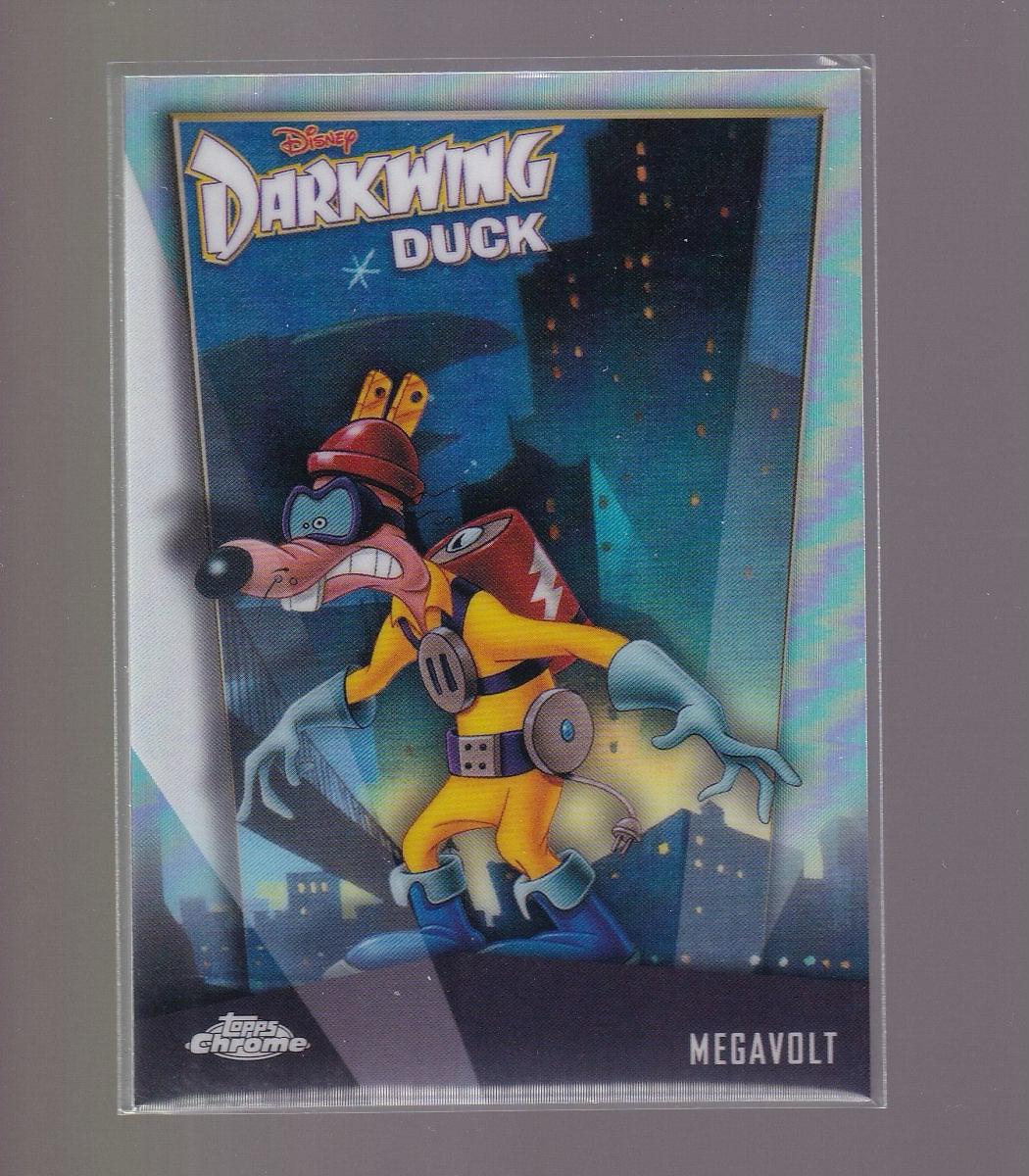 2026 Topps Chrome Disney #DD-8 Megavolt Darkwing Duck 35th Anniversary