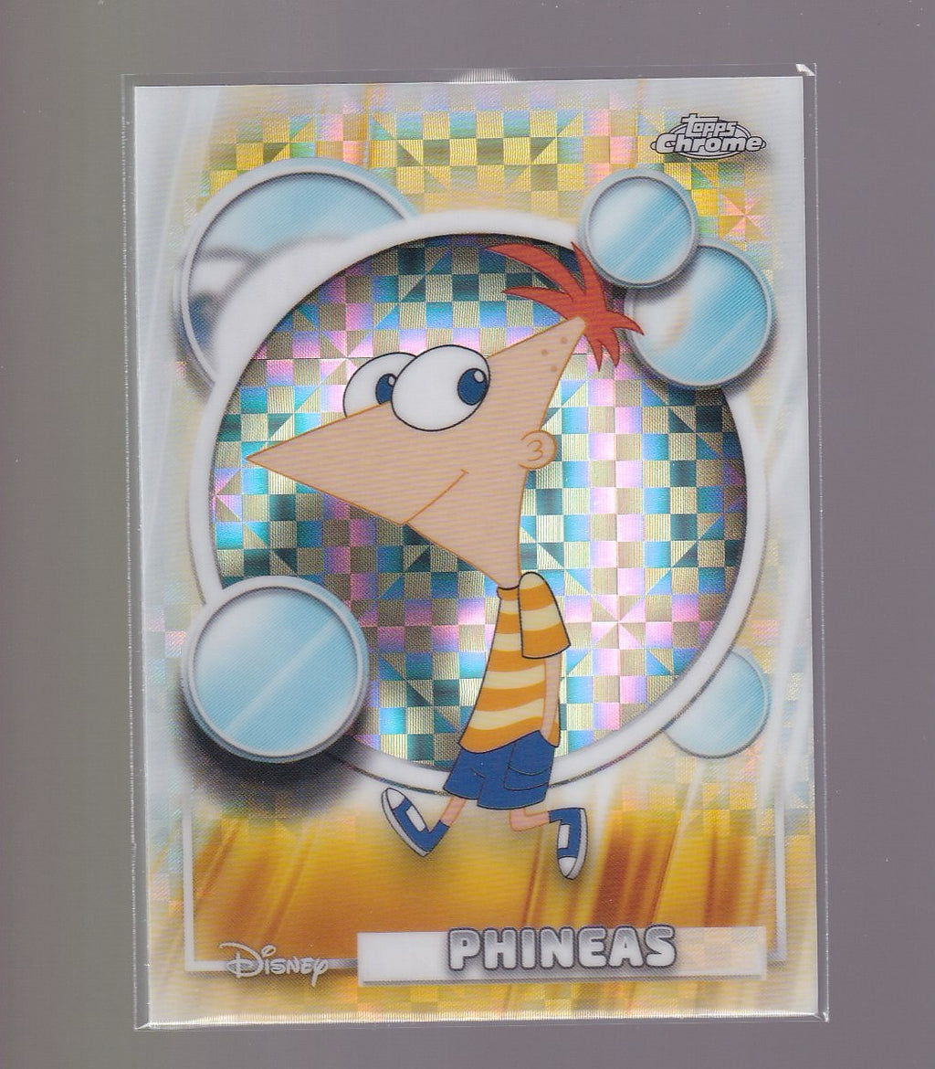 2026 Topps Chrome Disney #115 Phineas X-Fractor