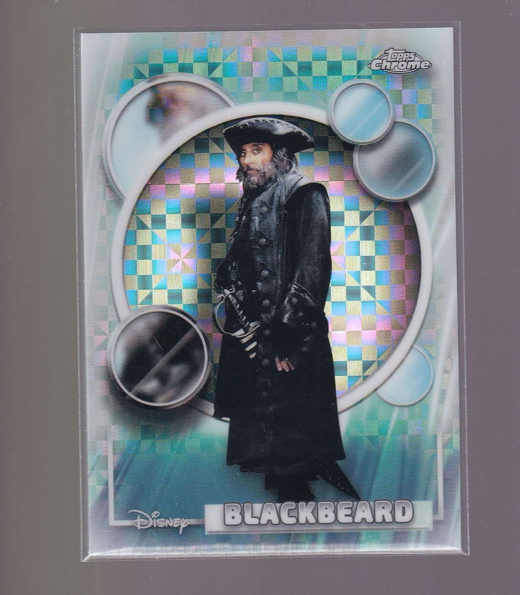 2026 Topps Chrome Disney #15 Blackbeard X-Fractor
