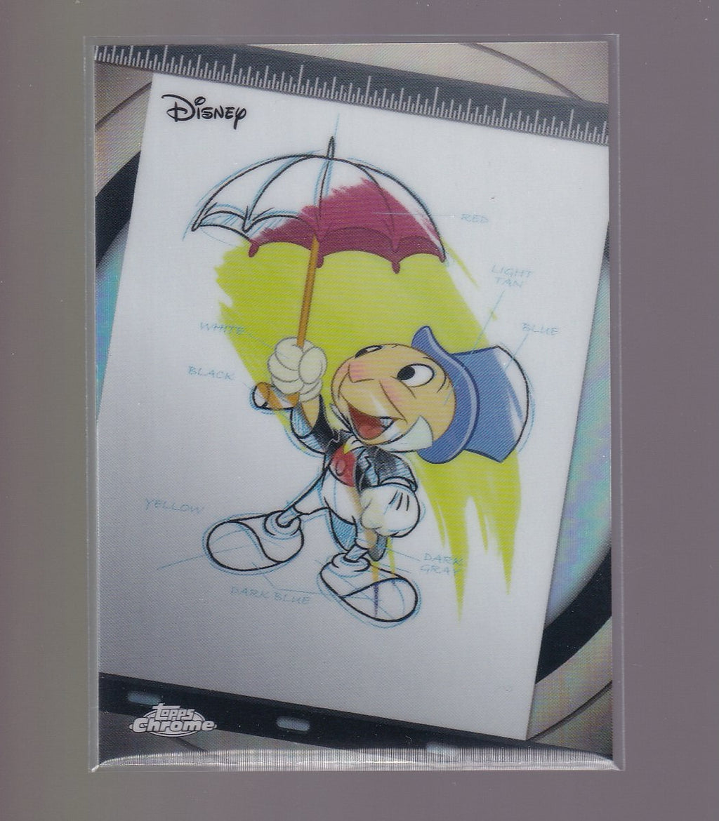 2026 Topps Chrome Disney #I&P-2 Jiminy Cricket Disney Ink & Paint