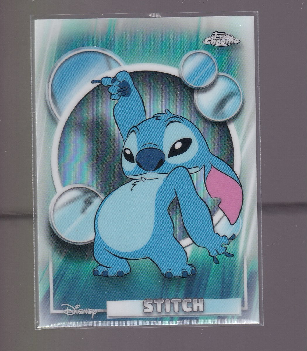 2026 Topps Chrome Disney #150 Stitch Refractor