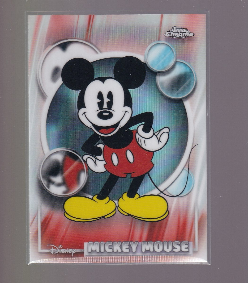 2026 Topps Chrome Disney #50 Mickey Mouse Refractor