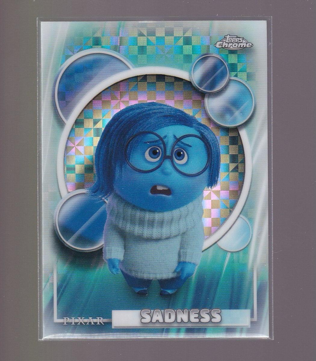 2026 Topps Chrome Disney #172 Sadness X-Fractor