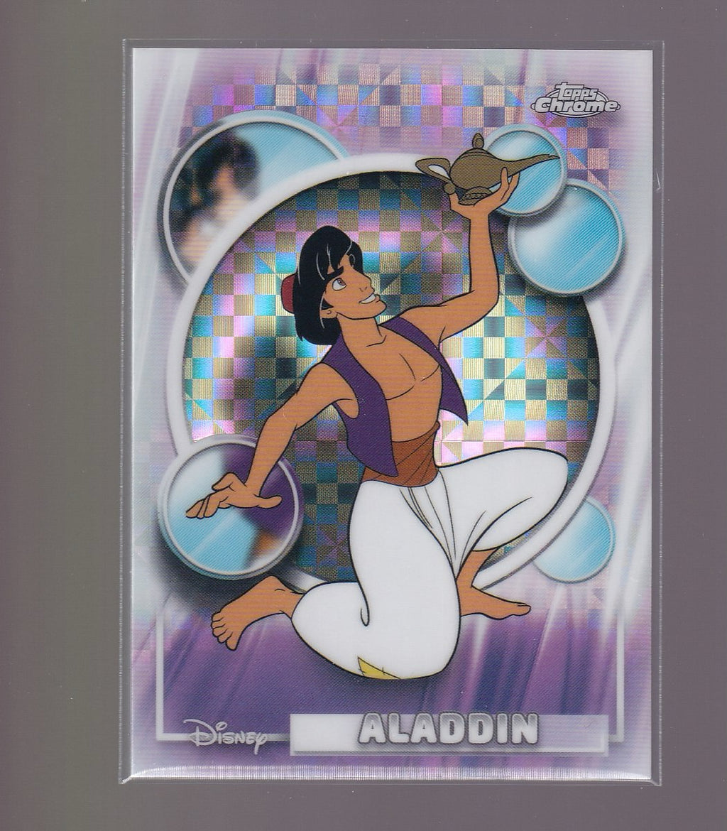 2026 Topps Chrome Disney #81 Aladdin X-Fractor