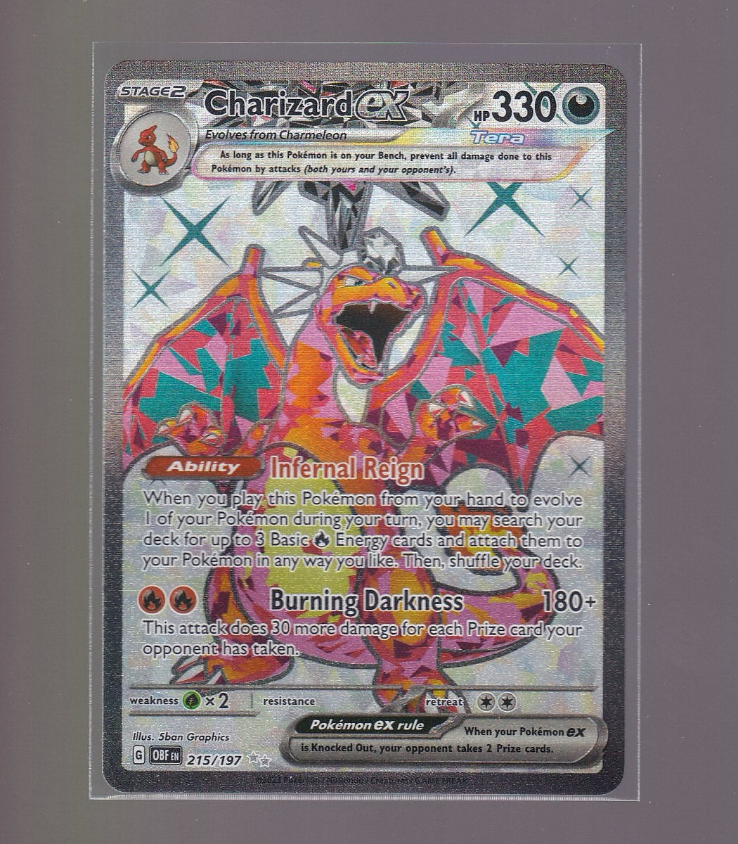 SV03: Obsidian Flames #215/197 Charizard ex