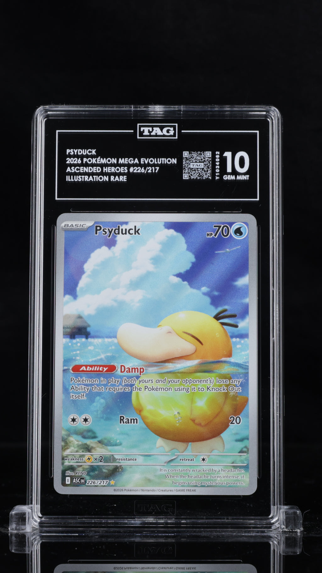 ME: Ascended Heroes #226/217 Psyduck TAG 10