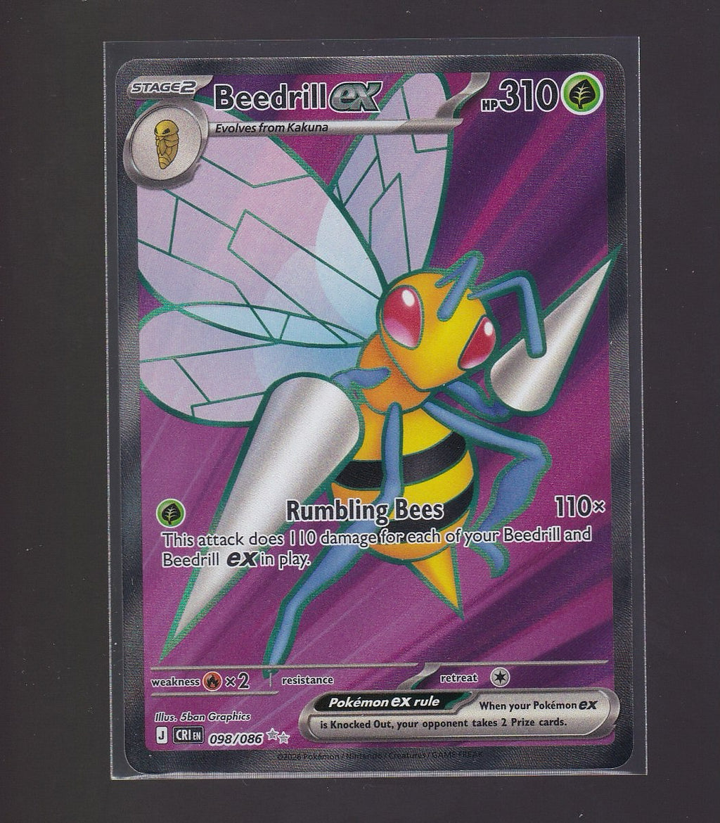 ME04: Chaos Rising #098/086 Beedrill ex