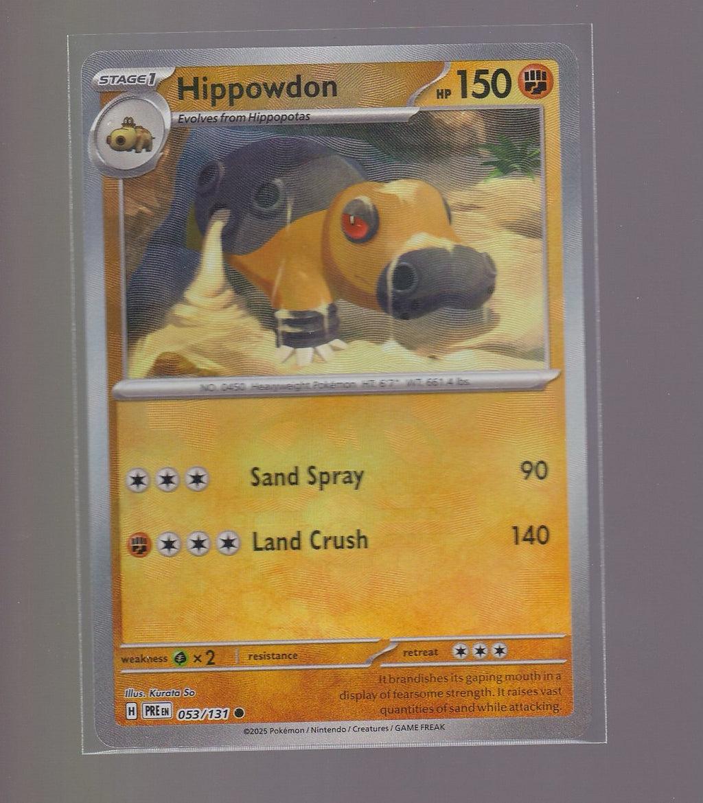 SV: Prismatic Evolutions #053/131 Hippowdon (Master Ball Pattern)