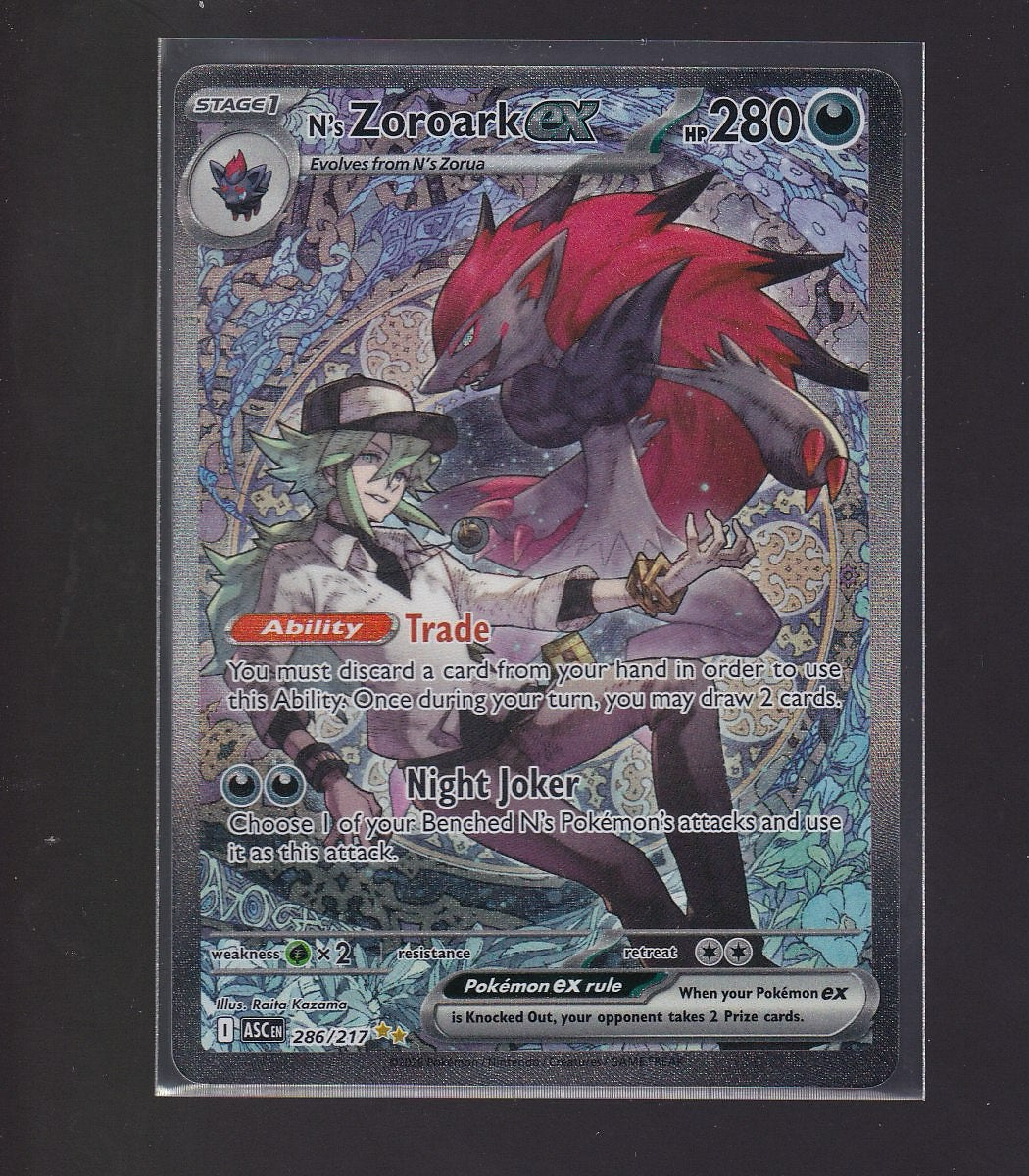 ME: Ascended Heroes #286/217 N's Zoroark ex