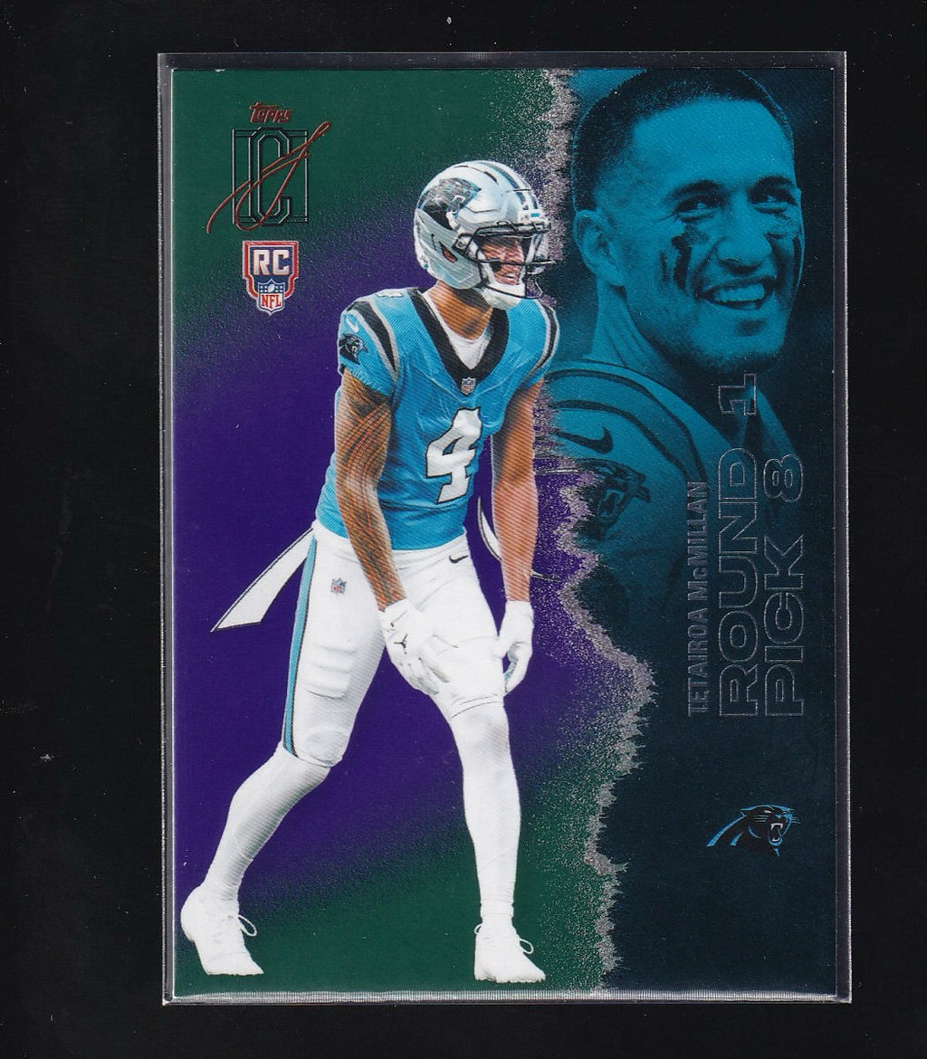 2025 Topps Signature Class #230 Tetairoa McMilla Green & Purple