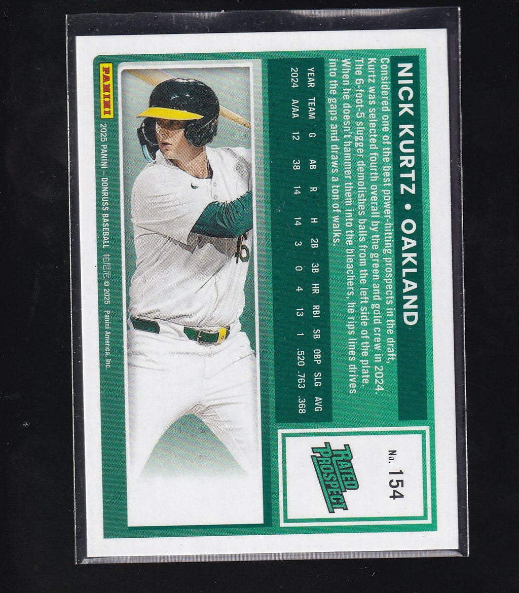 2025 Donruss #154 Nick Kurtz Liberty