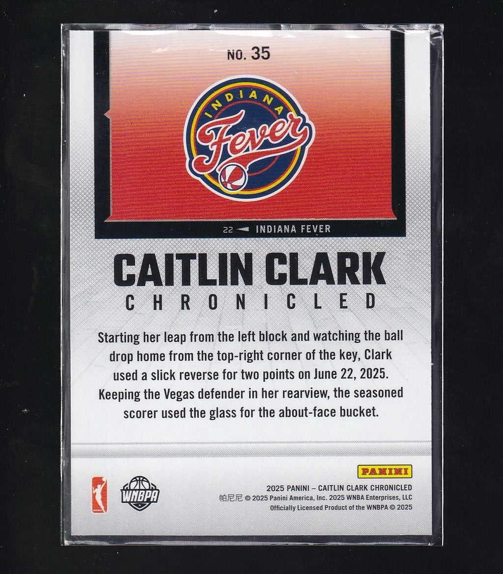 2025 Panini Caitlin Clark Chronicled #35 Caitlin Clark Holo