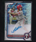 2022 Bowman #BMA-YG Yhoswar Garcia Chrome Prospects Autographs Mojo Refractors