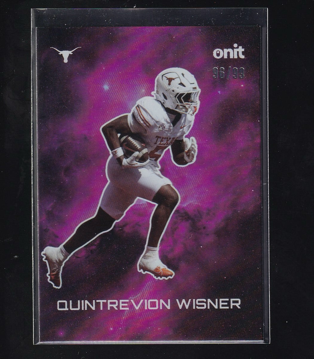 2025 ONIT Athlete Gravity Texas #G-4 Quintrevion Wisner Galaxy Purple #/99