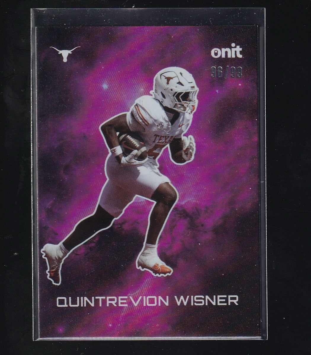 2025 ONIT Athlete Gravity Texas #G-4 Quintrevion Wisner Galaxy Purple #/99