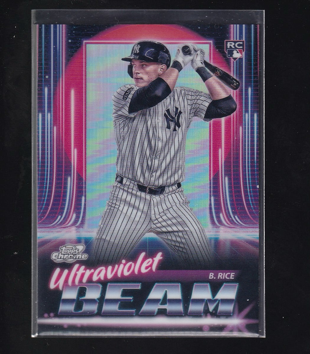 2025 Topps Chrome Cosmic #UB-12 Ben Rice Ultraviolet Beam