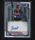2024 Bowman #CPA-DB Diego Benitez Chrome Prospect Autographs Refractors #/499