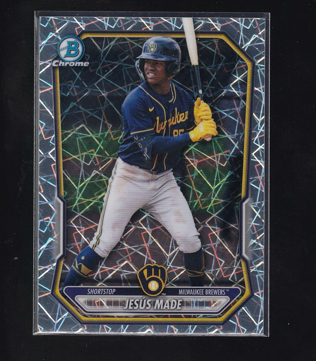 2026 Bowman #BCP-96 Jesús Made Chrome Prospects Lazer Refractor