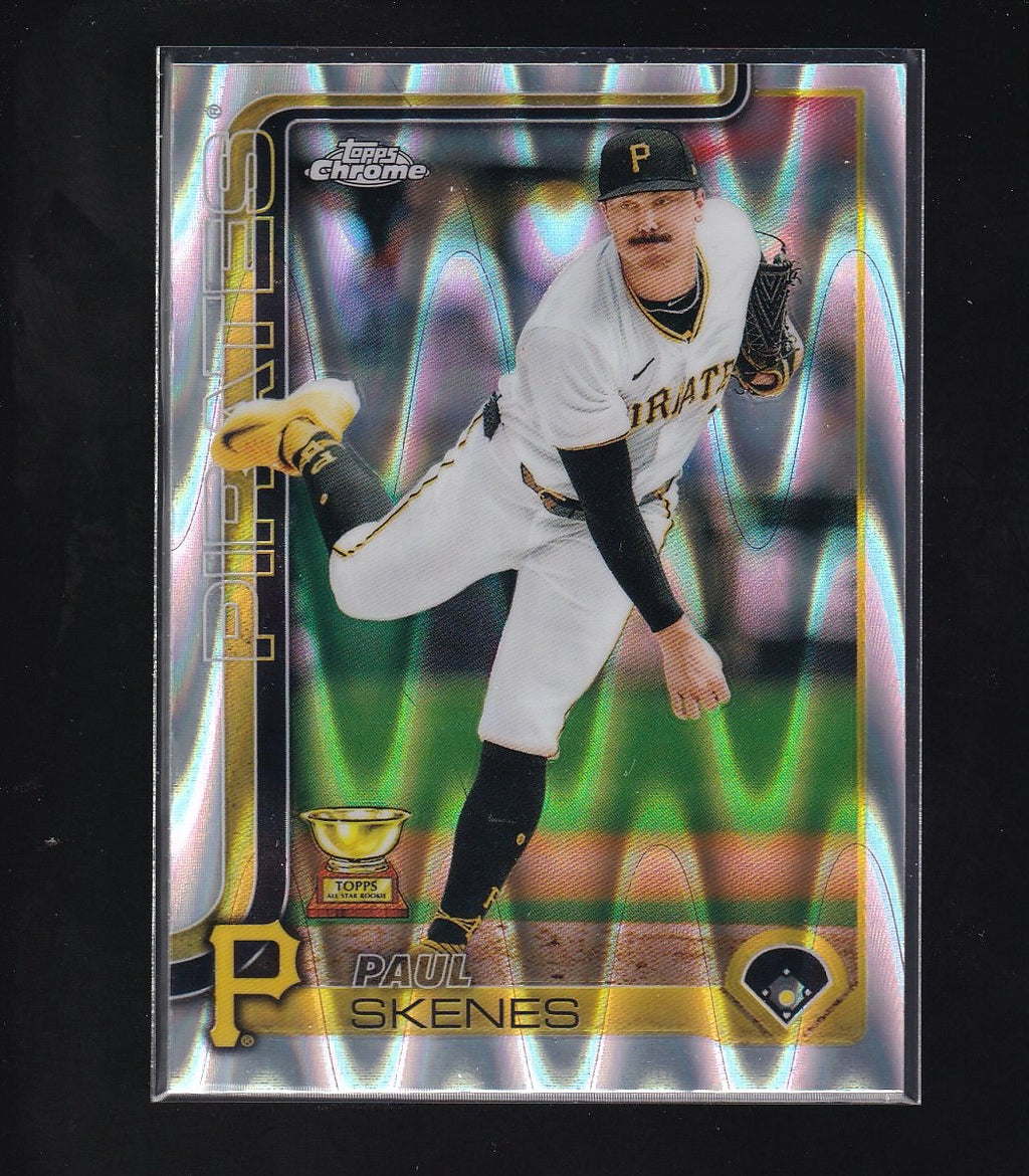 2025 Topps Chrome #300 Paul Skenes RayWave Refractors