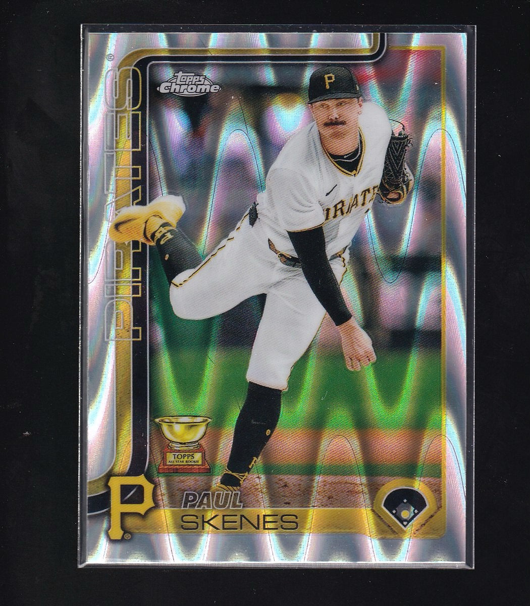 2025 Topps Chrome #300 Paul Skenes RayWave Refractors