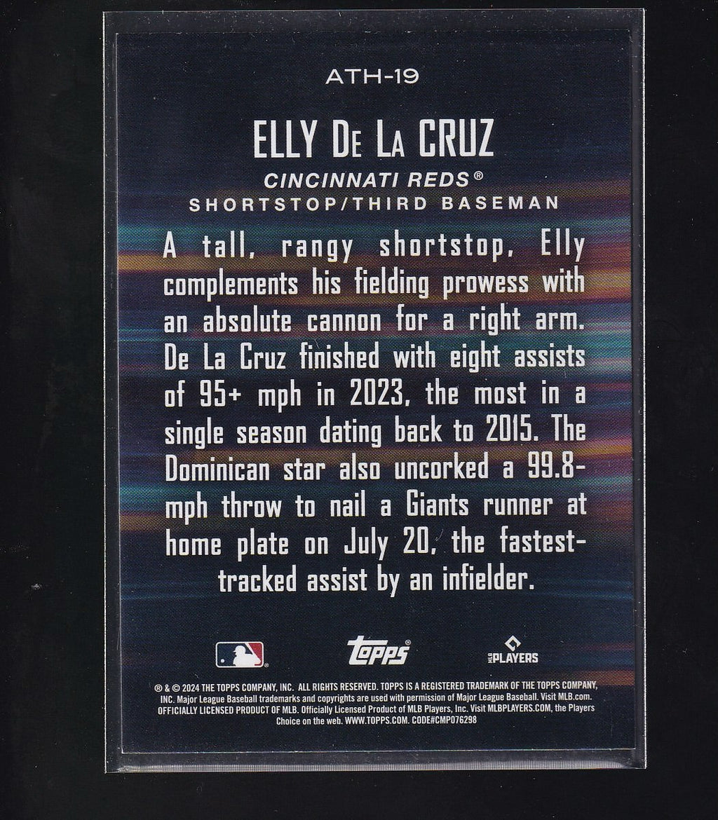 2024 Topps #ATH-19 Elly De La Cruz Around the Horn