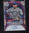 2025 Topps Tribute #TA-LJ Leo Jiménez Tribute Autographs Purple #/50