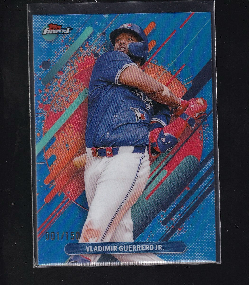 2025 Finest #235 Vladimir Guerrero Jr. Sky Blue Refractors #/150