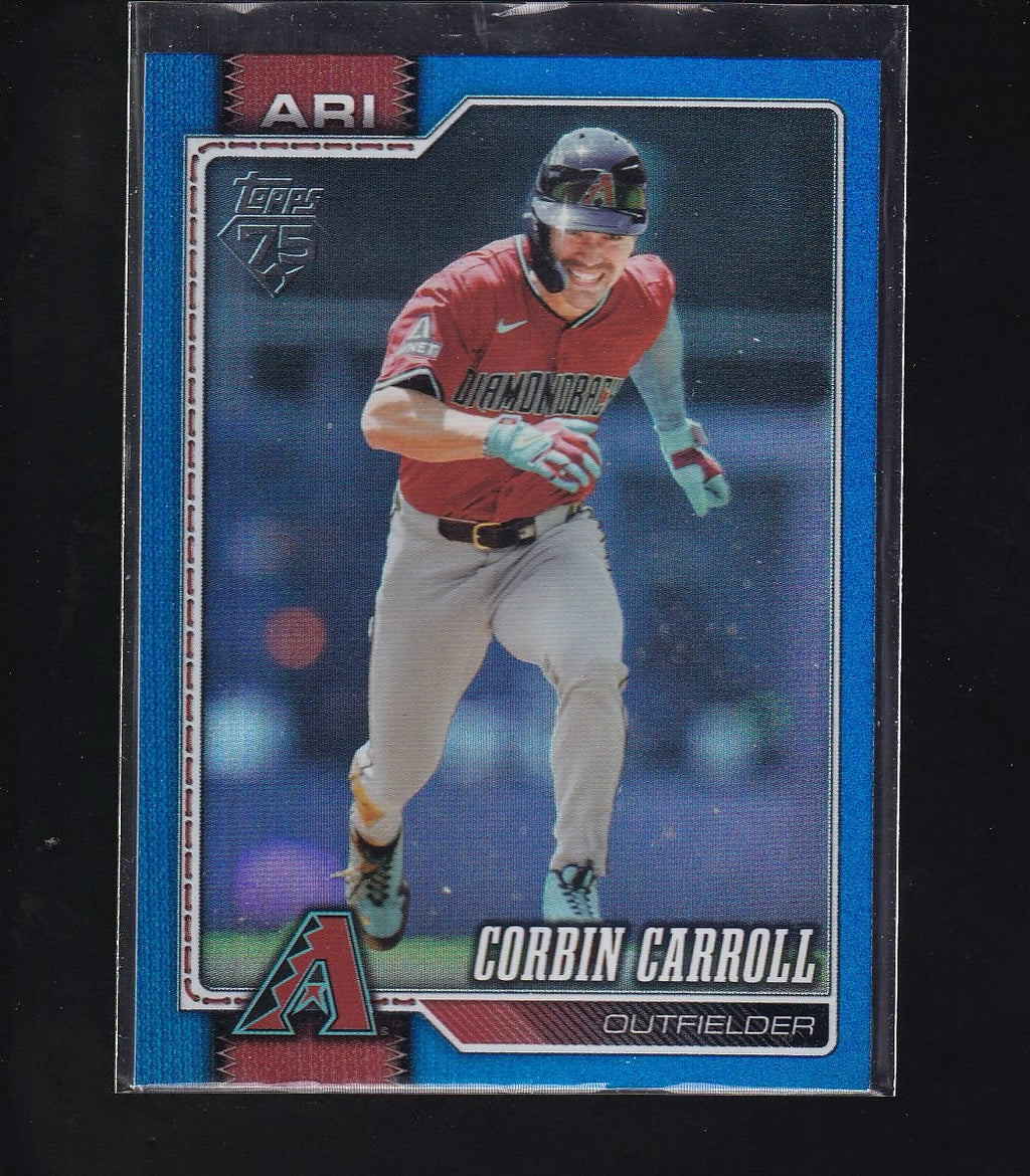 2026 Topps #314 Corbin Carroll Blue Holo Foil #/150