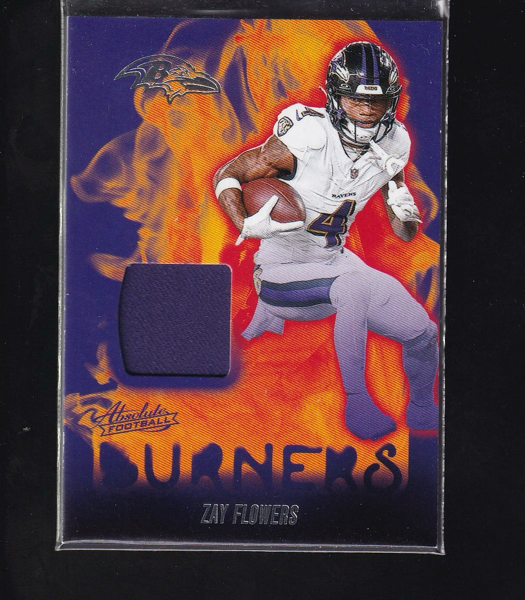 2024 Panini Absolute #AB-ZFS Zay Flowers Absolute Burners